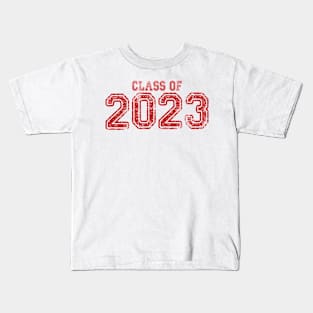 Varsity Red Class of 2023 Kids T-Shirt